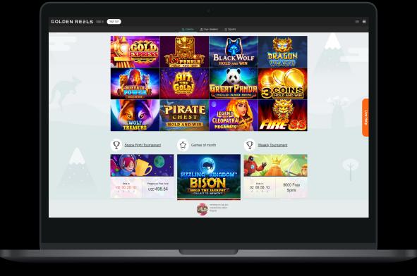 Golden Reels Casino Desktop